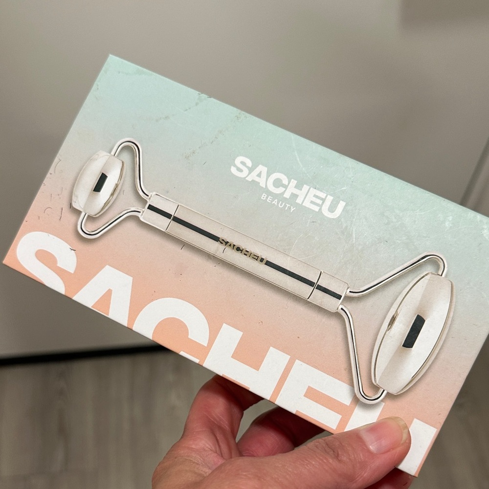 White Facial Roller